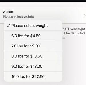 Extra Shipping Information